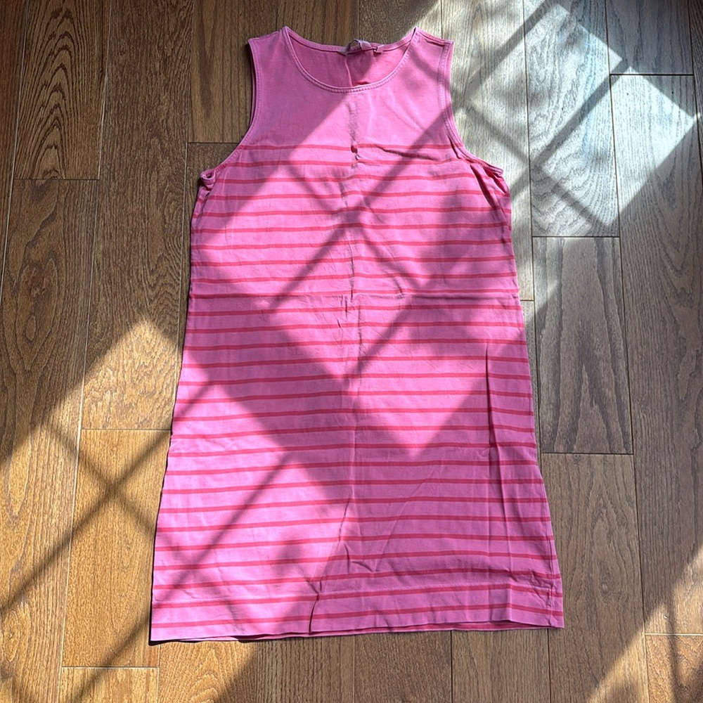Vineyard Vines striped dress Nantucket red size M